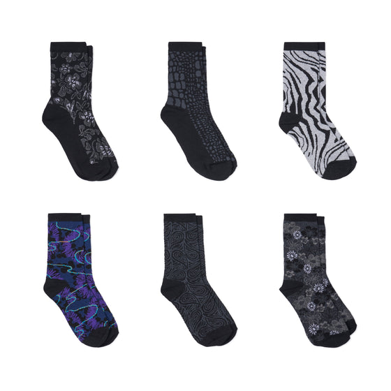 Floral Pack Crew Socks